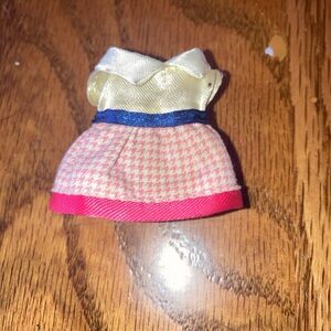 Sylvanian Families Calico Critters Dress Up Clothes Clothing Pink
